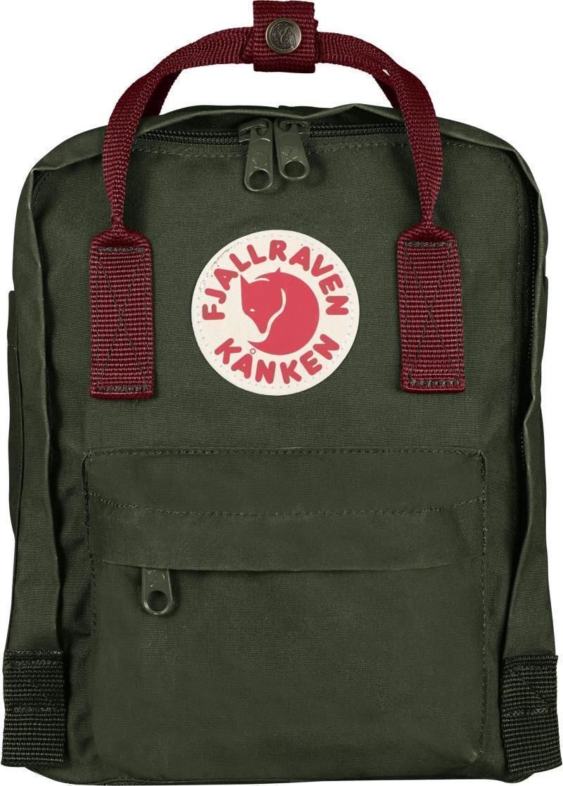 Kanken Mini - Forest Green / Ox Red 1