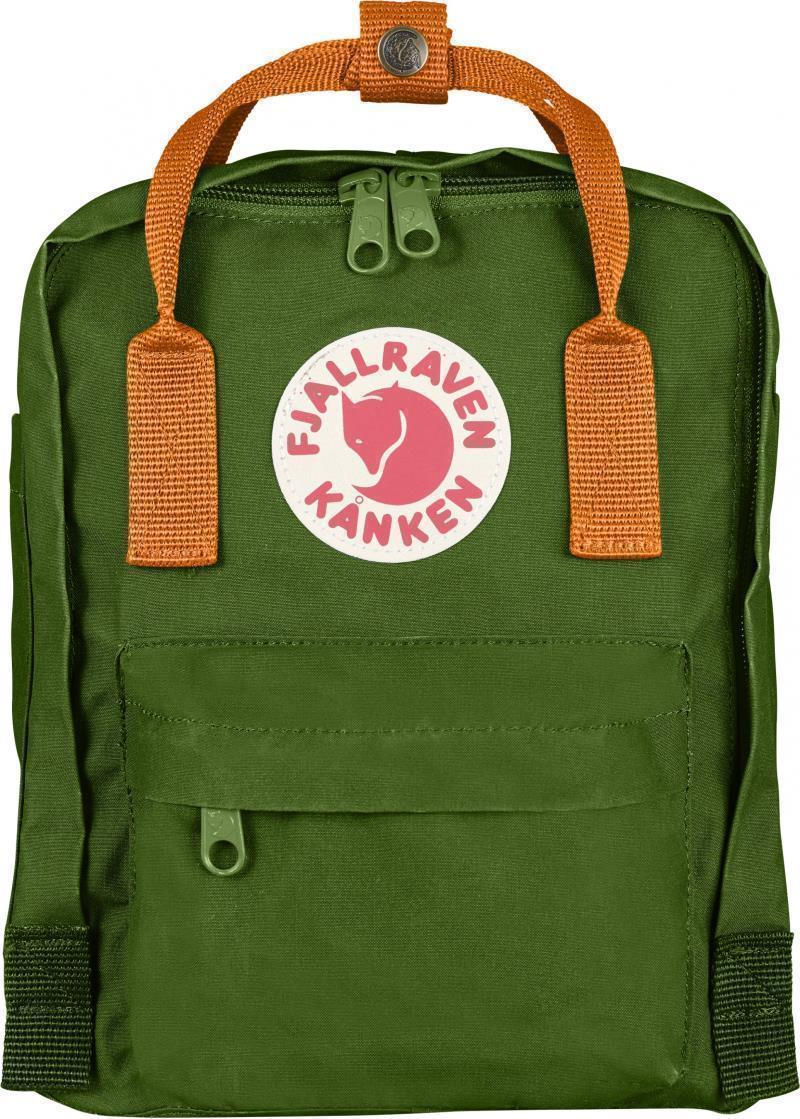 Kanken Mini - Leaf Green / Burnt Orange 1