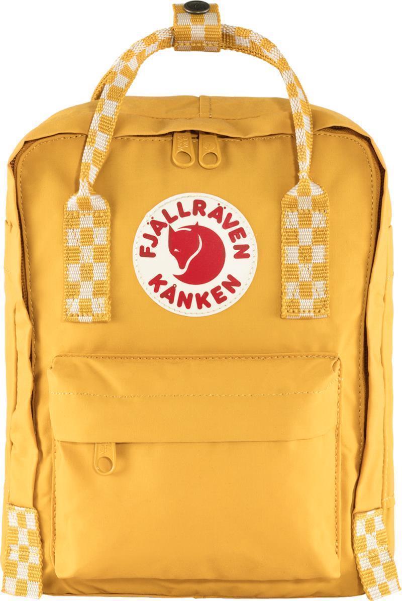 Kanken Mini - Ochre / Chess Pattern 1