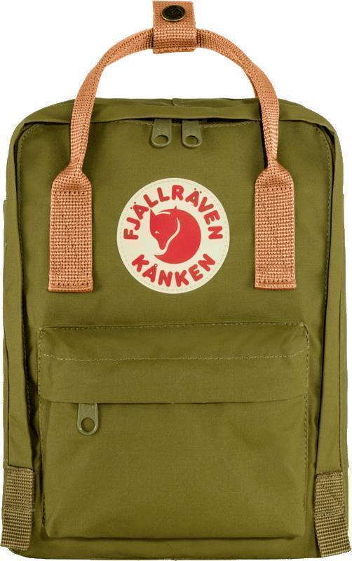 Kanken Mini - foliage green / peach sand 1
