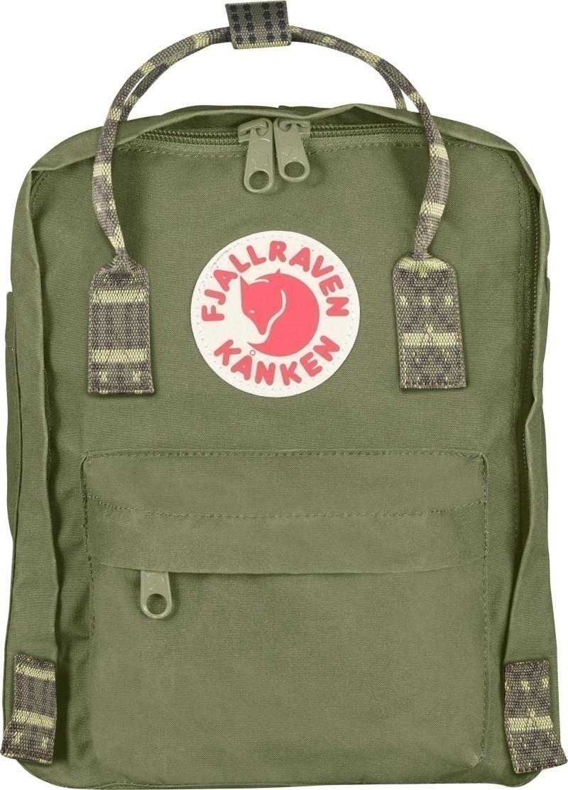Kanken Mini - green / folk pattern 1