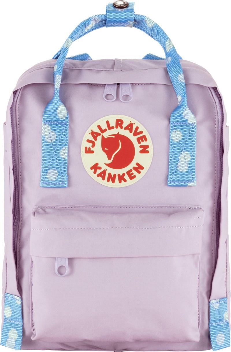 Kanken Mini - pastel lavender / confetti pattern 1