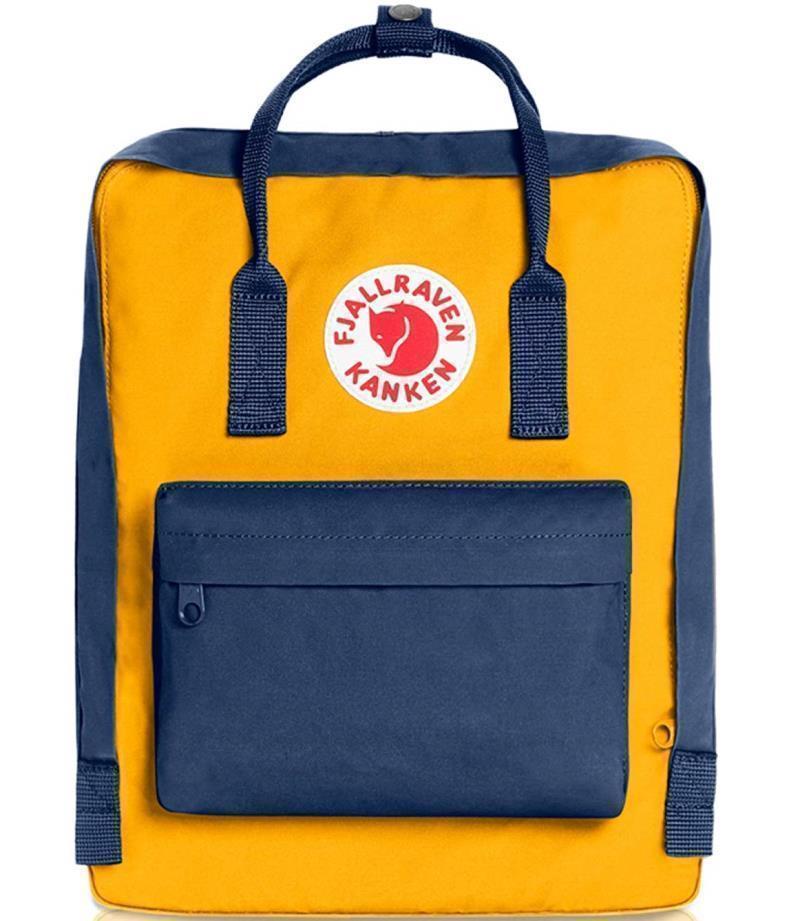 Kanken - Navy / Warm Yellow 1