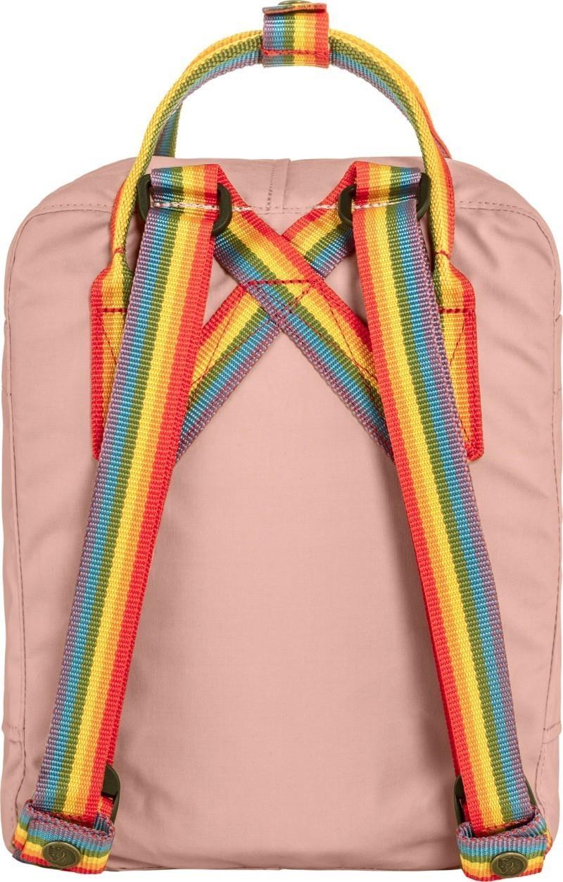 Kanken Rainbow Mini - chalk rose / rainbow 1