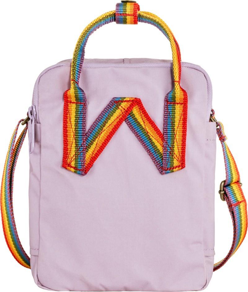 Kanken Rainbow Sling - pastel lavender / rainbow 1