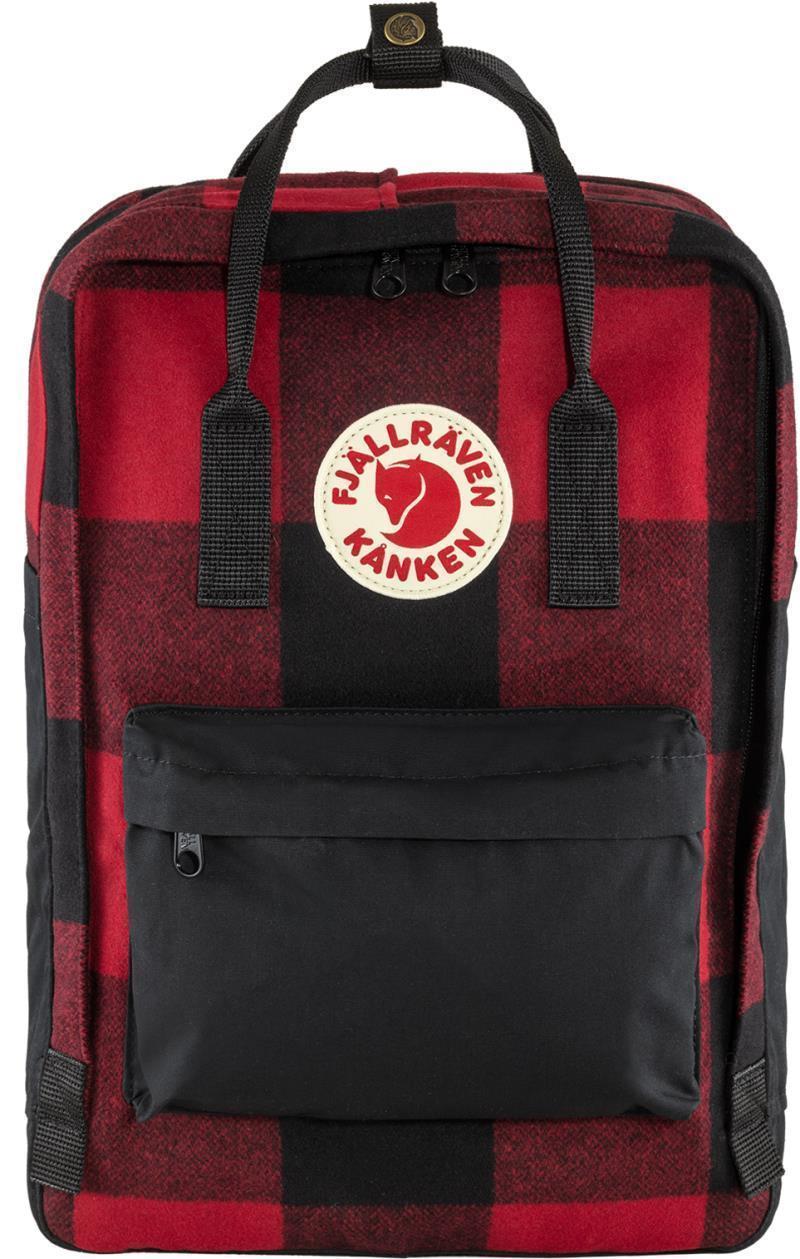 Kanken Re-Wool Laptop 15" - Red / Black 1