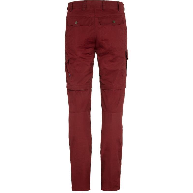 Karla Pro Zip-Off Trousers - Womens - Bordeaux Red 2