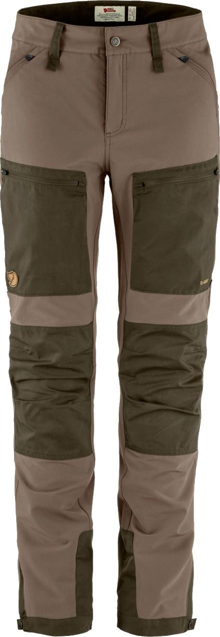 Keb Agile Trousers, Long - Womens - suede brown / dark olive 1