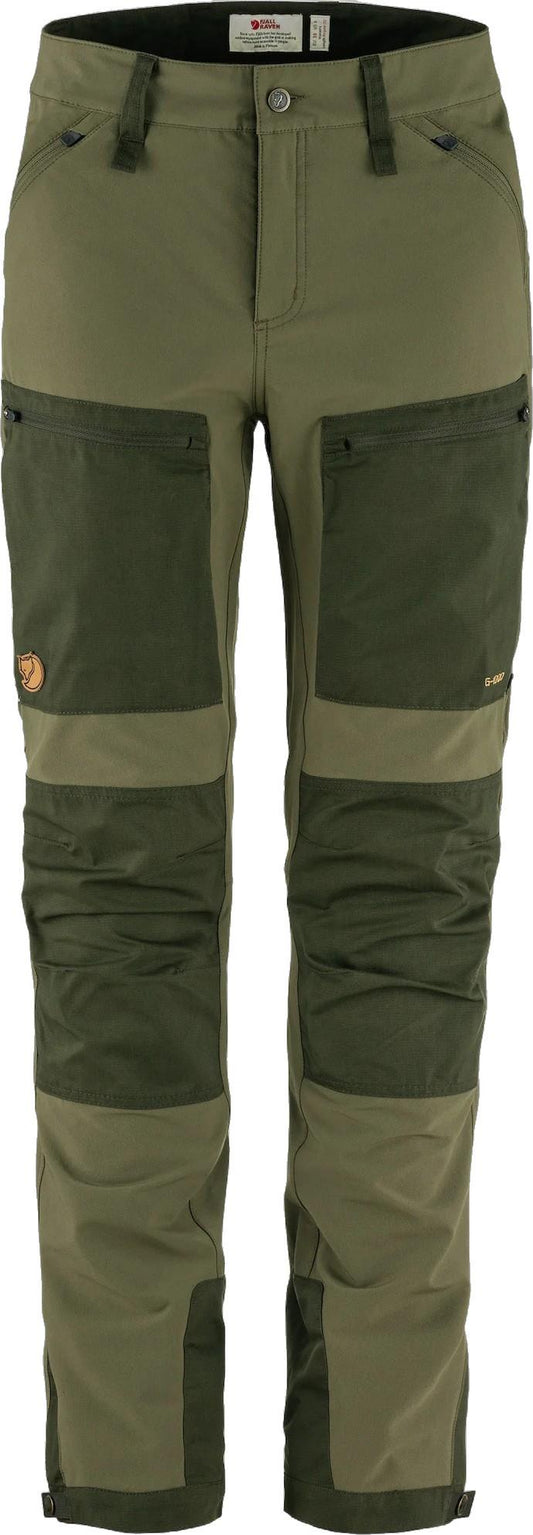 Keb Agile Trousers, Reg - Womens - laurel green / deep forest 1