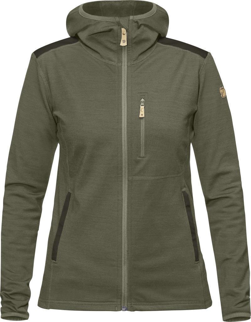 Keb Fleece Hoodie - Womens - Laurel Green / Deep Forest 1