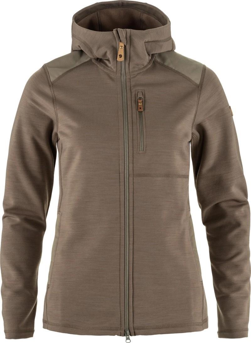 Keb Fleece Hoodie - Womens - suede brown 1