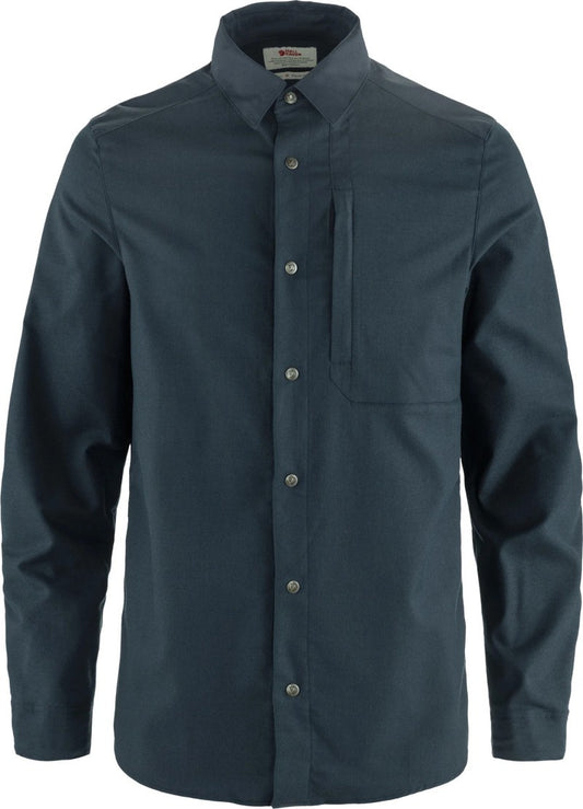 Keb Trekking LS Shirt - Mens - dark navy / dark navy 1