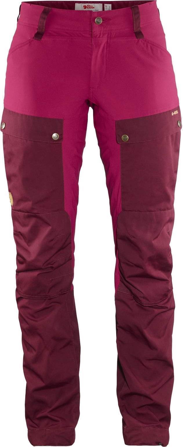 Keb Trousers Curved, Reg - Womens - Dark Garnet / Plum 1