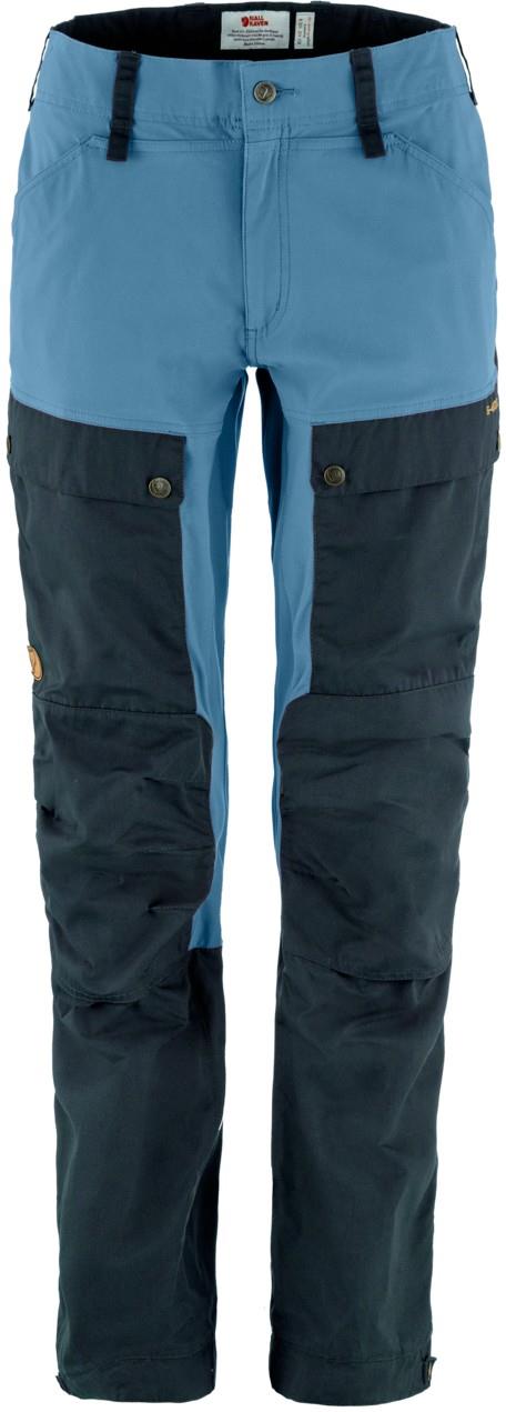 Keb Trousers Curved, Short - Womens - dark navy / dawn blue 1