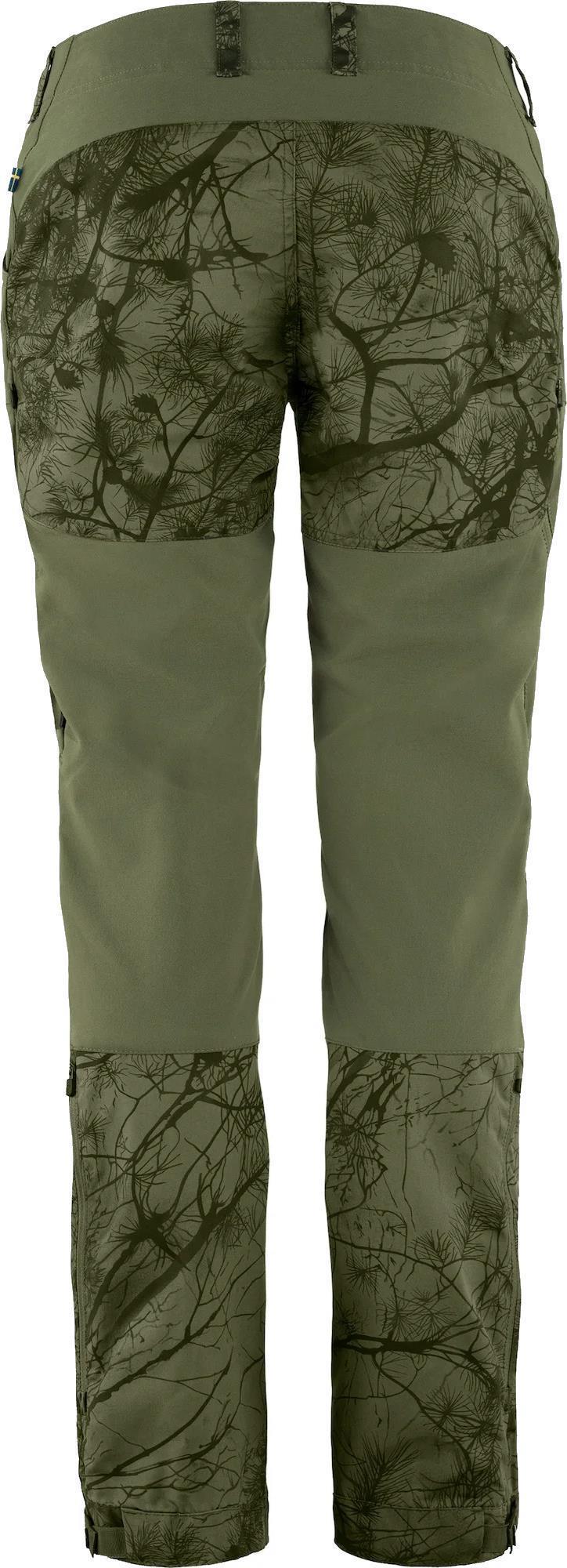 Keb Trousers, Long - Womens - Green Camo / Laurel Green 2