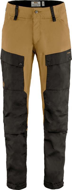 Keb Trousers, Reg - Mens - Dark Grey / Buckwheat Brown 1
