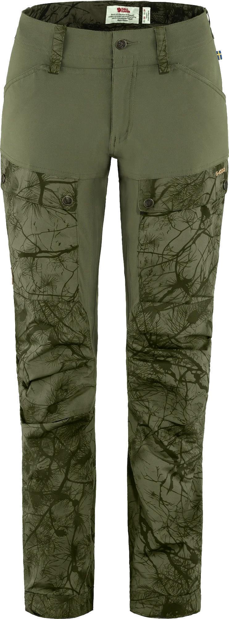 Keb Trousers, Reg - Womens - Green Camo / Laurel Green 1