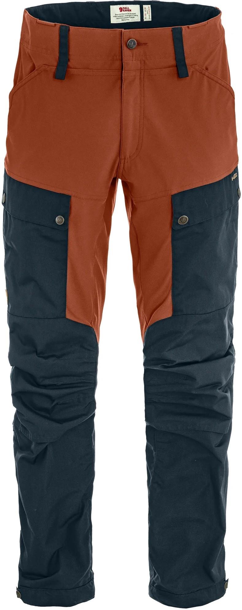 Keb Trousers, Short - Mens - dark navy / autumn leaf 1