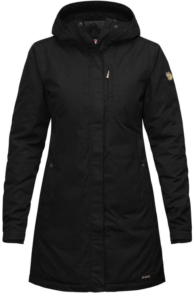 Kiruna Padded Parka - Womens - Black 1