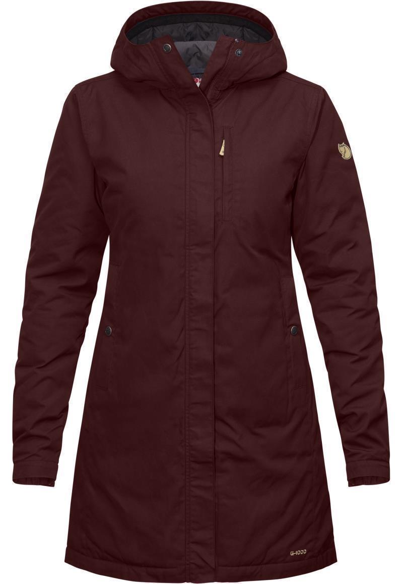 Kiruna Padded Parka - Womens - Burnt Red 1