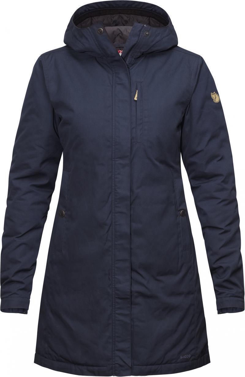 Kiruna Padded Parka - Womens - Dark Navy 1