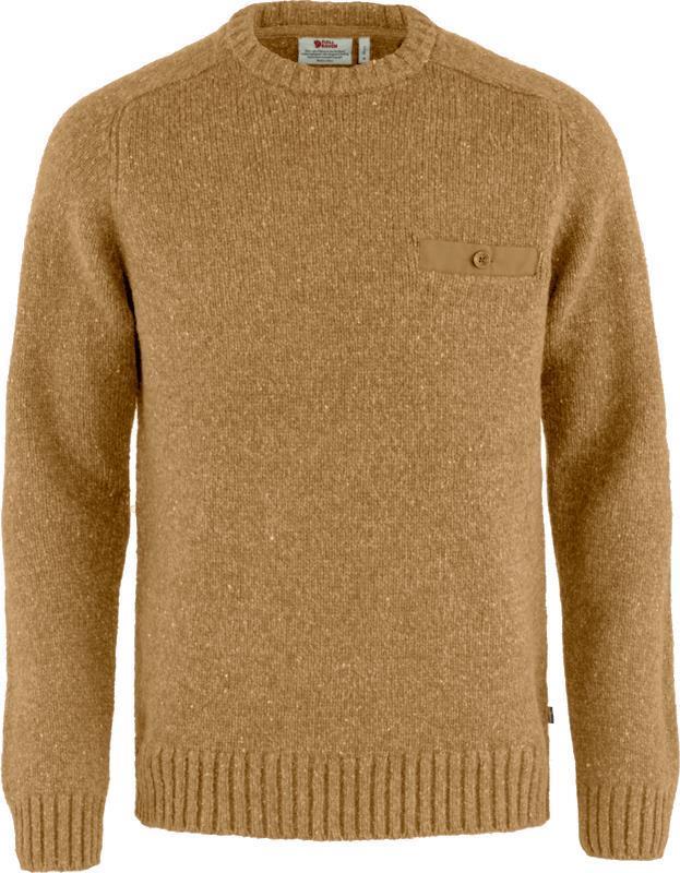 Lada Round-Neck Sweater - Mens - Buckwheat Brown 1