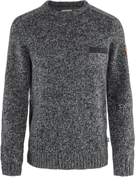 Lada Round-Neck Sweater - Mens - Grey 1
