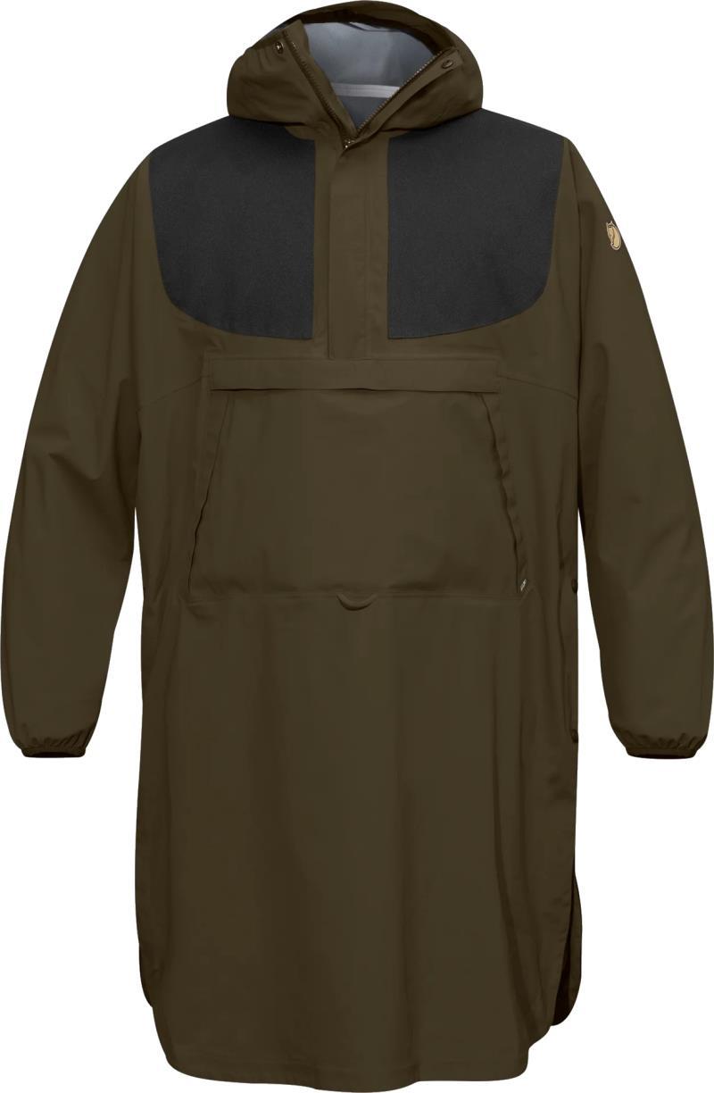 Lappland Eco-Shell Poncho - Dark Olive 1