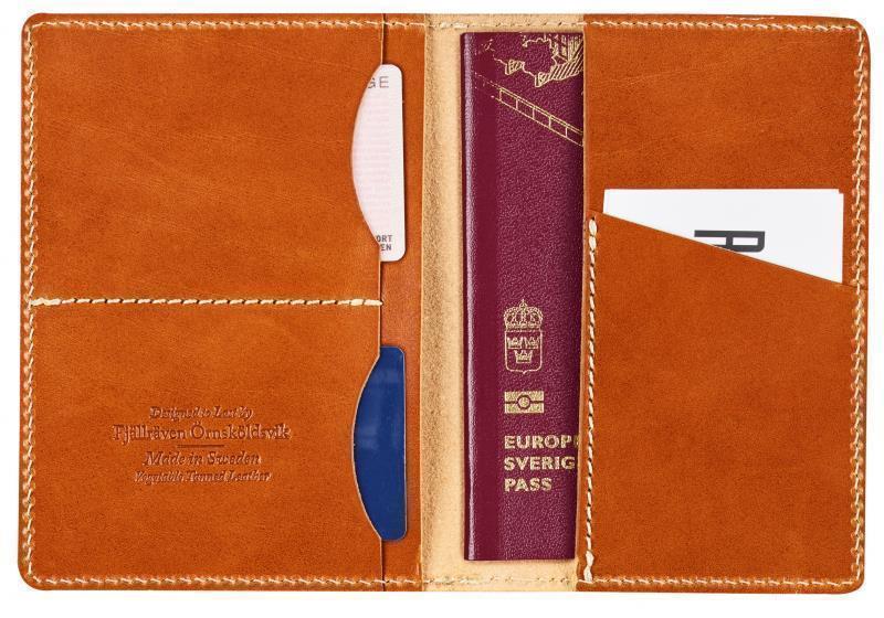 Leather Passport Cover - Leather Cognac 2