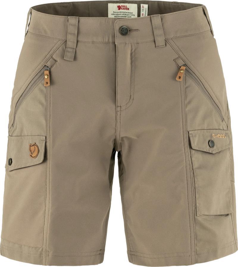 Nikka Shorts Curved - Womens - Suede Brown 1