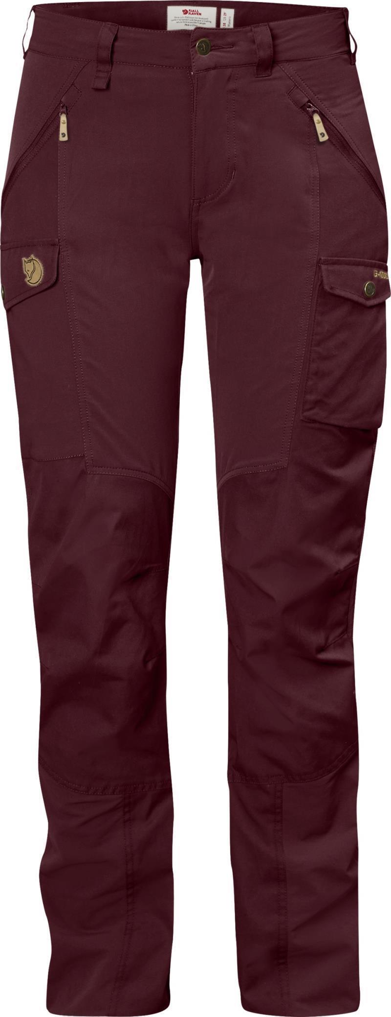 Nikka Trousers Curved - Womens - Dark Garnet 1