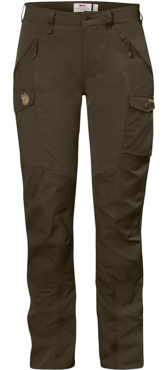 Nikka Trousers Curved - Womens - Dark Olive 1