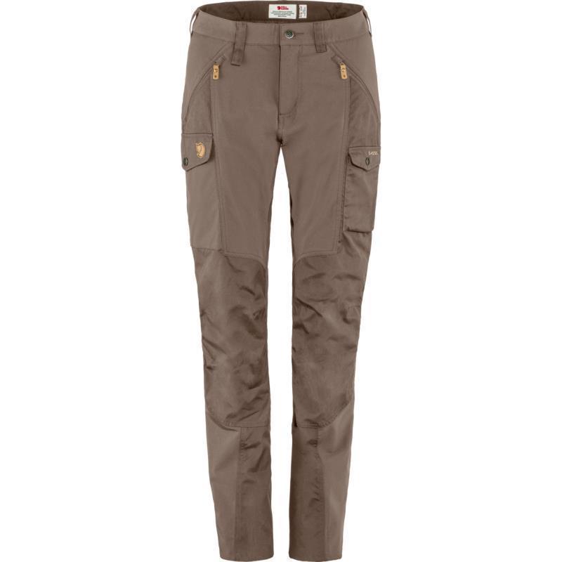 Nikka Trousers Curved - Womens - Suede Brown 1