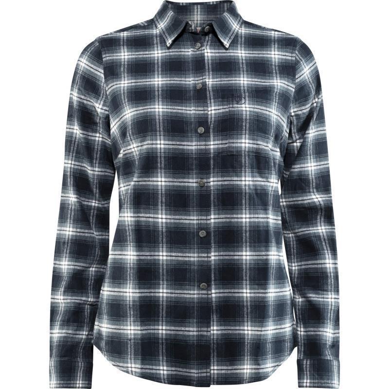 Ovik Flannel Shirt - Womens - Dark Navy 1