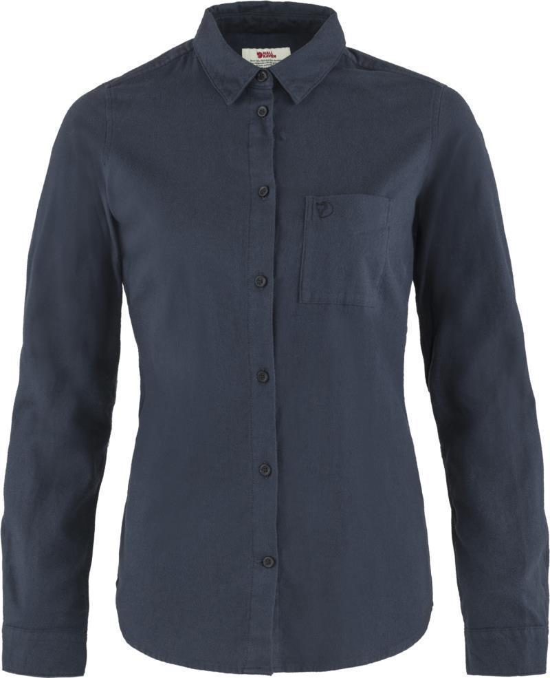 Ovik Flannel Shirt - Womens - Navy / Navy 1