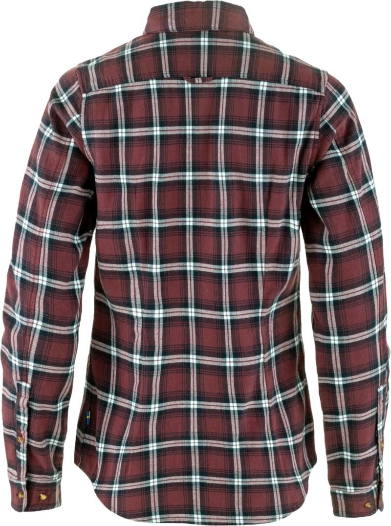 Ovik Flannel Shirt - Womens - port / breeze blue 1