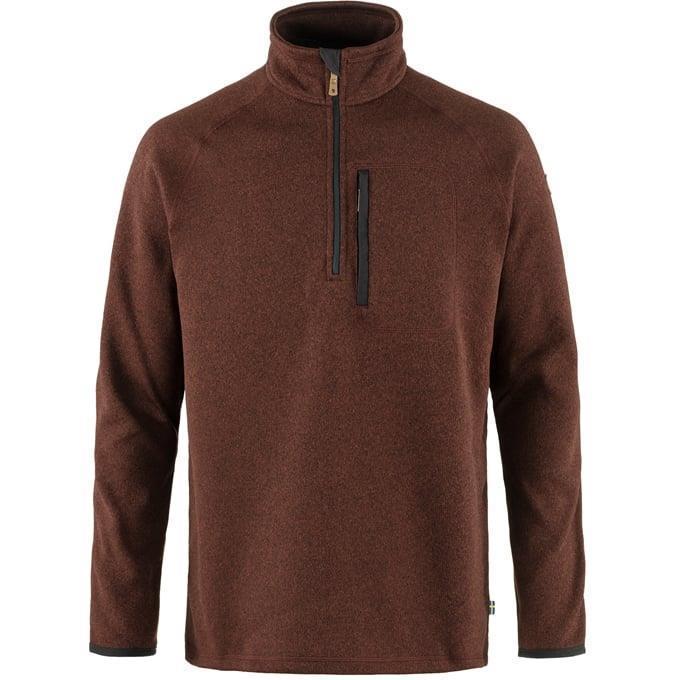 Ovik Fleece Half Zip - Mens - Autumn Leaf 1