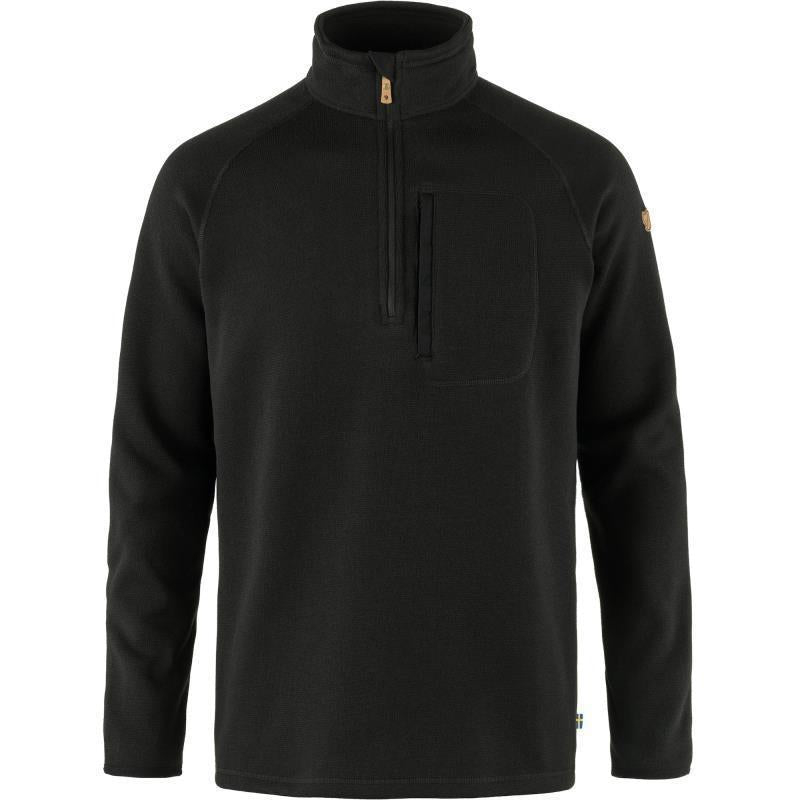 Ovik Fleece Half Zip - Mens - Black 1