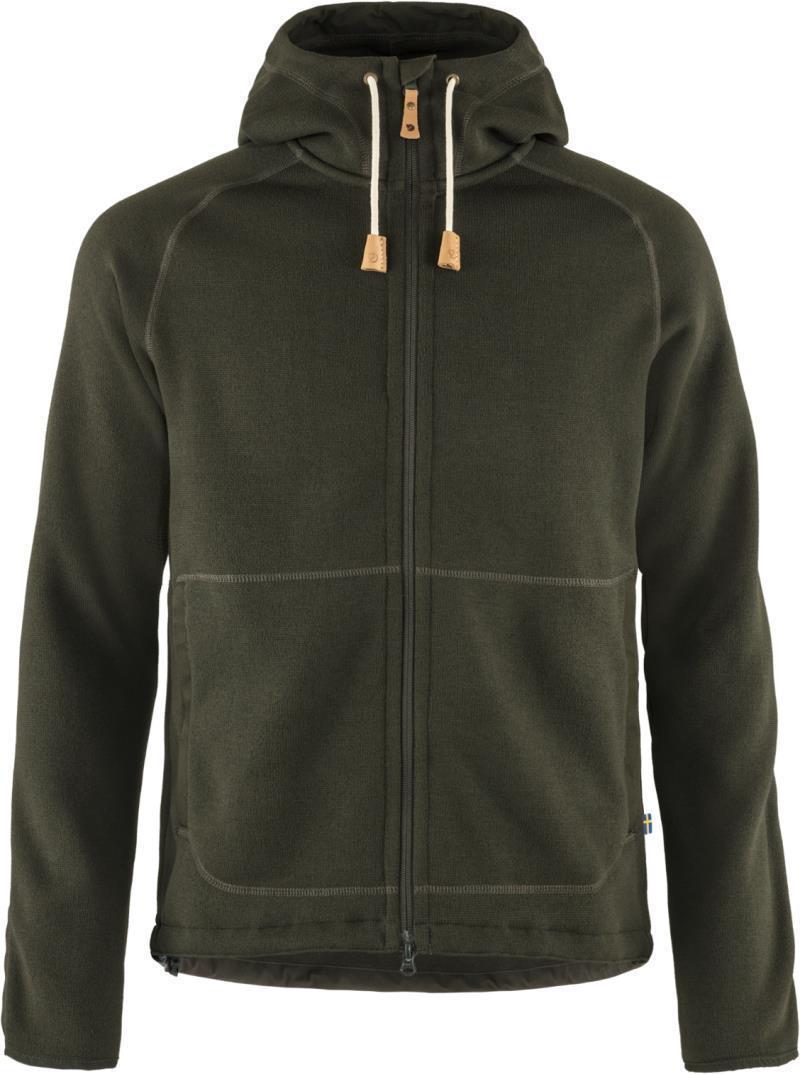 Ovik Fleece Hoodie - Mens - deep forest 1