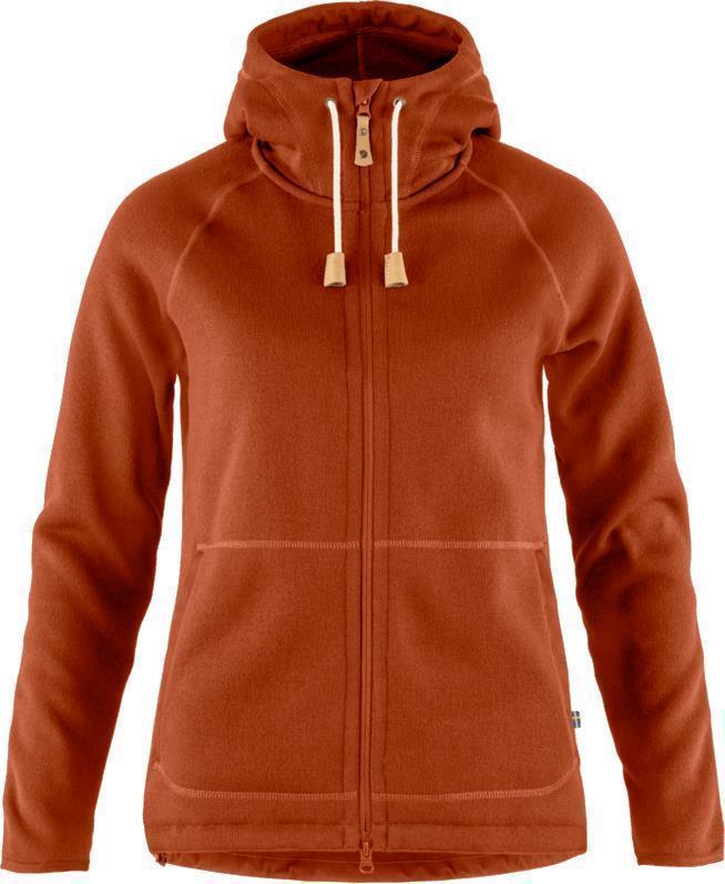 Ovik Fleece Hoodie - Womens - Autumn Leaf 1