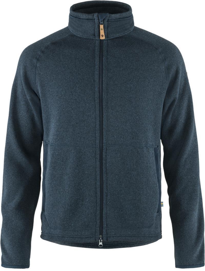 Ovik Fleece Zip Sweater - Mens - Navy 1