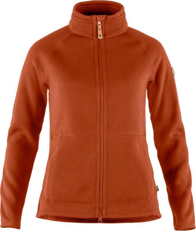 Ovik Fleece Zip Sweater - Womens - Autumn Leaf 1