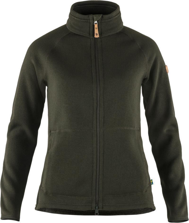 Ovik Fleece Zip Sweater - Womens - Deep Forest 1