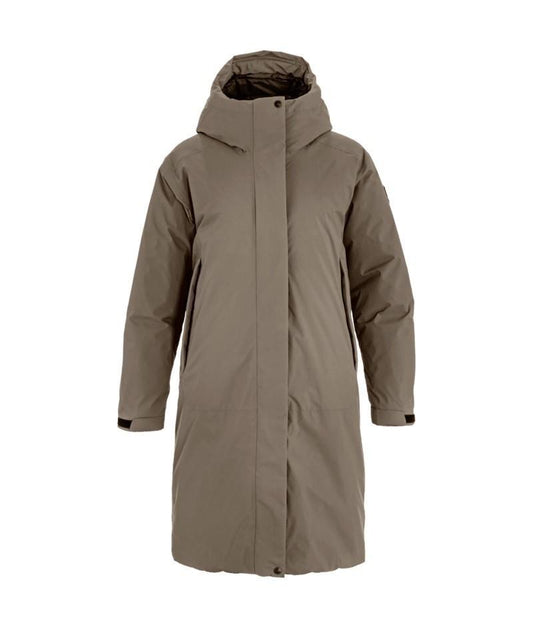 Ovik GTX Padded Parka - Womens - suede brown 1