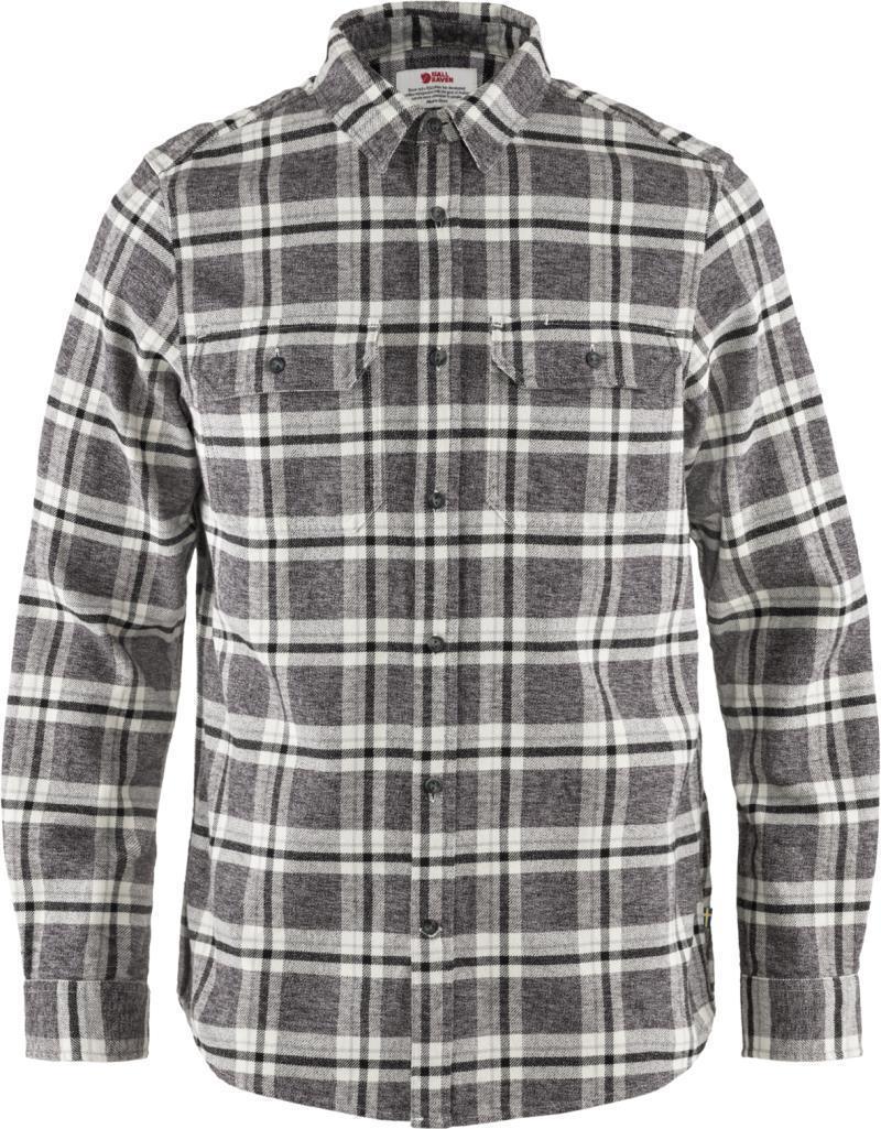 Ovik Heavy Flannel Shirt - Mens - Dark Grey 1