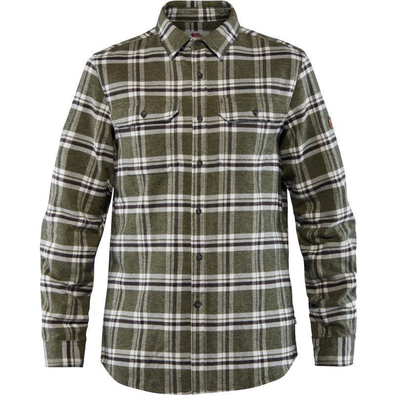 Ovik Heavy Flannel Shirt - Mens - Deep Forest 1