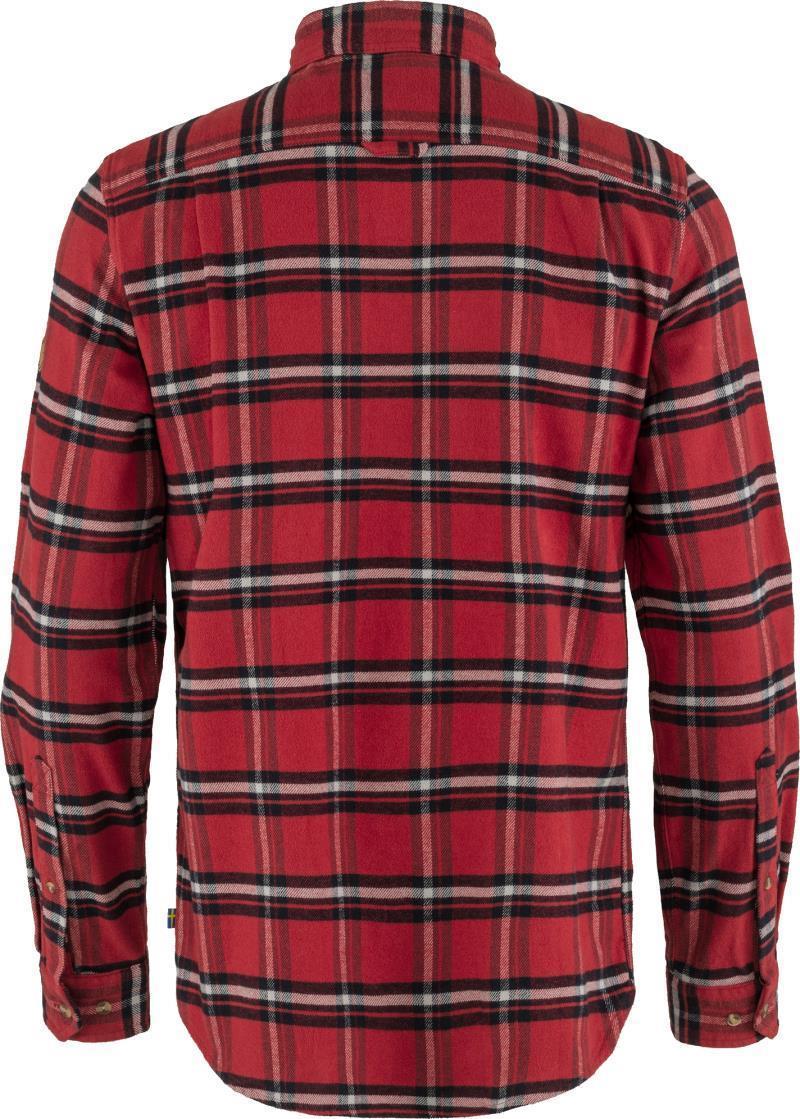 Ovik Heavy Flannel Shirt - Mens - red oak / fog 1