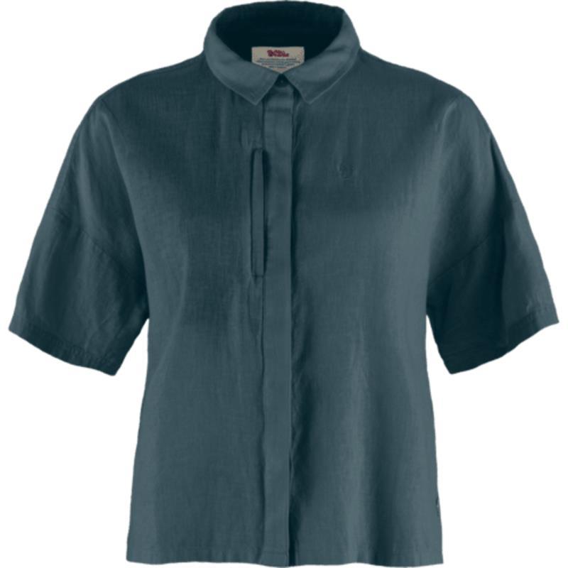 Ovik Hemp Camp SS Shirt - Womens - mountain blue 1