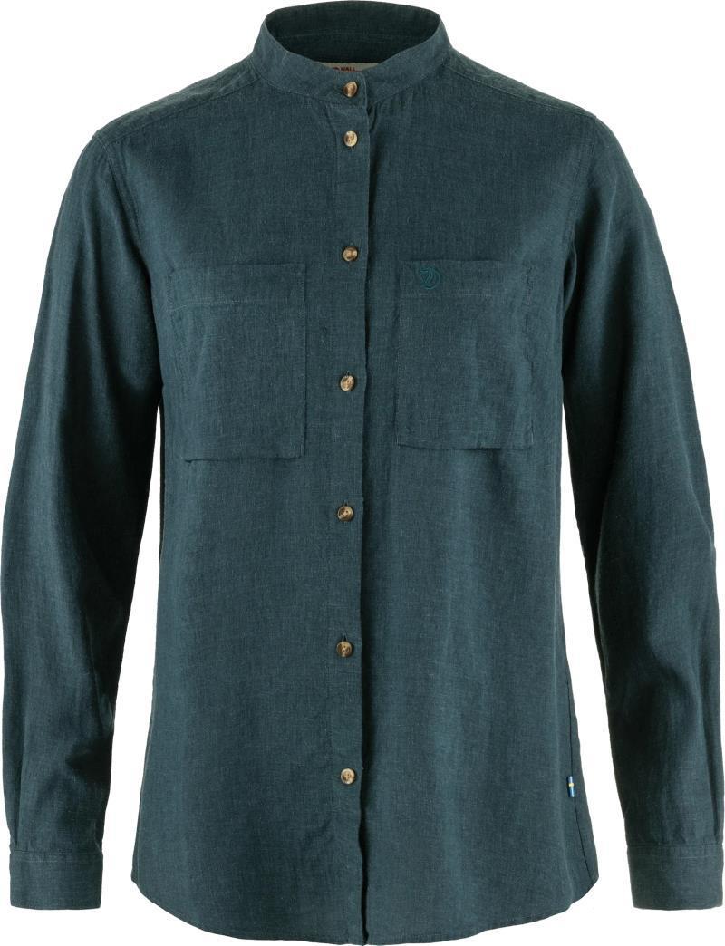 Ovik Hemp LS Shirt - Womens - Mountain Blue 1