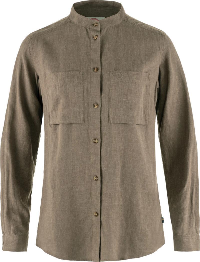 Ovik Hemp LS Shirt - Womens - Suede Brown 1